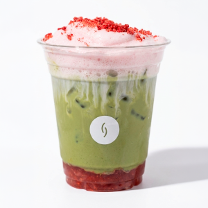 Strawberry Iced Matcha